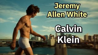 CALVIN KLEIN  Jeremy Allen White en calzoncillos Comercial 2024 [upl. by Rolyks]