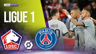 Lille vs PSG  LIGUE 1 HIGHLIGHTS  08212022  beIN SPORTS USA [upl. by Hazelton217]