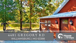 4381 GREGORY RD WILLIAMSBURG MO 63388 [upl. by Finella]