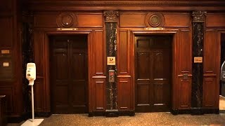 Beautiful vintage OTIS traction elevators mod  The Hotel Roanoke amp Conference Center Roanoke VA [upl. by Nerland]