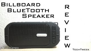 Billboard Bluetooth Speaker ReviewITS UNBELIEVABLE HD [upl. by Hiram]