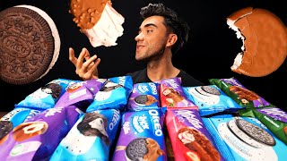 ASMR MILKA amp OREO ICE CREAM MUKBANG  ASMR CHOCOLATE ICE CREAM 리얼사운드 먹방 [upl. by Armbruster]