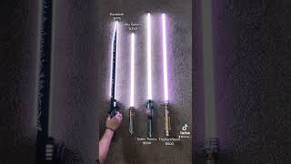 White Lightsaber Comparison [upl. by Ruhtracm460]