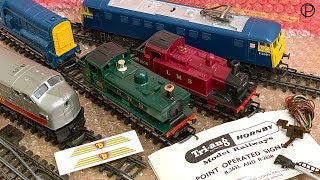 A variety of Triang Hornby Locomotives running on the layout [upl. by Benson]