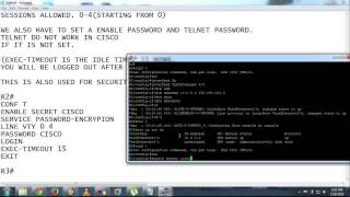 CISCO TELNET CONFIGURATION AND USAGE GUIDE [upl. by Lraed]