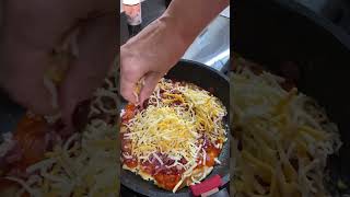 PIZZA 0 HARINAS Y SIN HORNO recetas ketorecetas recetasfaciles ketofacil [upl. by Tollman127]