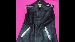 DIY Modernize Old Leather Jacket [upl. by Fougere]