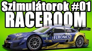 Raceroom Racing  Szimulátor bemutató 01  R3E alapozó [upl. by Yeloc593]