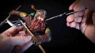 I printed and painted AMAZING model of Gimli [upl. by Erodeht]