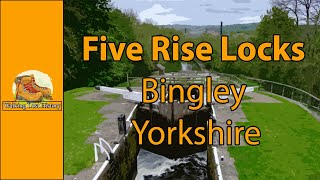 Five Rise Locks  Bingley  West Yorkshire [upl. by Ellenohs128]