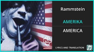 Rammstein  AMERIKA Lyrics English Translation  German and English Dual Lyrics  Subtitles Lyrics [upl. by Mayfield]