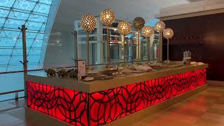 Emirates Flagship Business Class Lounge at Dubai Airport Terminal 3 Concourse A [upl. by Kasevich]