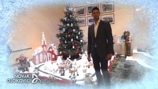 Merry Christmas via Novak Djokovic [upl. by Antons]