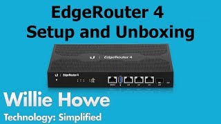 EdgeRouter 4 Setup amp Unboxing [upl. by Adolph382]