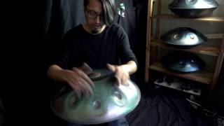 Hijazz 13 Handpan  Improvisation  Rafael Sotomayor  Opsilon Handpan [upl. by Meeharbi305]