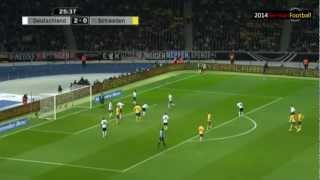 Deutschland Schweden 44 60min Himmel 30min Hölle Bartels ard Highlights WM 2014 Qualifikation [upl. by Ytsirhc347]