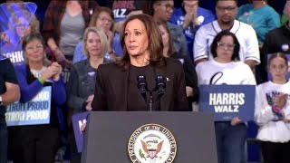 FULL VIDEO Vice President Kamala Harris campaigns in Waterford [upl. by Deehsar1]