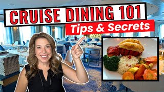 27 Cruise Dining Tips for First Time Cruisers 2024 [upl. by Atnauqal]