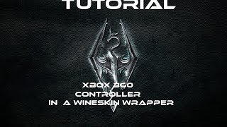 Skyrim Mac Tutorial  XBox 360 Controller Compatability [upl. by Attenohs]