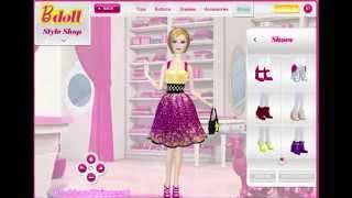 Barbie Games Dress Up Games  Barbie B Doll Maker Game [upl. by Ettennek]