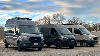 Mercedes Sprinter vs Ford Transit vs Ram Promaster  A Brief Comparison For Conversion Van Platfrom [upl. by Arymahs753]