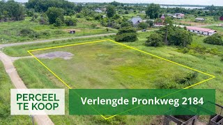 Verlengde Pronkweg 2184 • 3964 m² Perceel te Voorburg Commewijne Suriname [upl. by Polinski757]