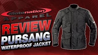 Motonation Apparel Pursang Textile Jacket Review  Sportbike Track Gear [upl. by Eizdnil]