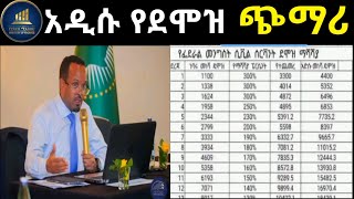 አዲሱ የደሞዝ ጭማሪ ለመንግሥት ሰራተኞች  New Salary increment for civil servants 20172024 [upl. by Llekim]