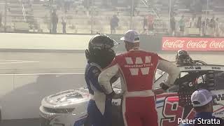 Dale Jr Shane van Gisbergen Greet Each Other After Bristol [upl. by Seravart376]