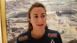 Mondiali Femminili 2018 Lucia Bosetti alla vigilia della terza fase [upl. by Nehtanhoj]