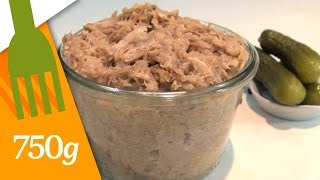 Recette des Rillettes de porc maison  750g [upl. by Adahsar]