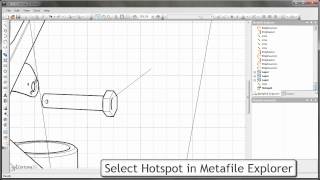 Cortona3D Tutorials 2D Editor HotSpotting [upl. by Kenney369]