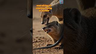 Mongoose The Fearless Snake Fighter youtubeshorts fascinatingcreatures arcticanimal facts [upl. by Yorztif]