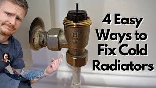 How to Fix a Cold Radiator 4 Easy Ways  DIY Plumbing [upl. by Charlena]