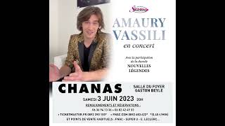 AMAURY VASSILI A CHANAS AVEC NOUVELLES LEGENDES LE 3 JUIN 2023 [upl. by Socem]