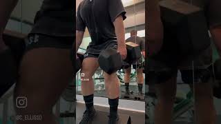 😮‼️100 LBS SLANT BOARD SQUATS‼️😮 [upl. by Anahs]