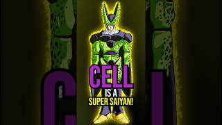 Cell is a SUPER SAIYAN 😱 Dragon Ball Z shorts [upl. by Rillings]