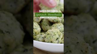 Healthy Chicken Spinach Meatballs A GuiltFree Recipe [upl. by Anwahsad965]