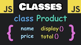 Learn JavaScript CLASSES in 6 minutes 🏭 [upl. by Schwinn]