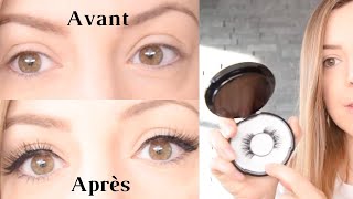 TUTO  Comment se poser des faux cils magnétiques avec eyeliner [upl. by Baram]