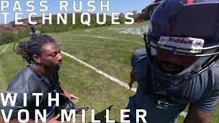 Von Miller Uses GoPro to Teach Pass Rushing Techniques  NFL [upl. by Marta]