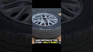 Does gluing sand to tires improve traction on ice [upl. by Batty764]