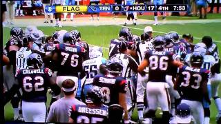 Cortland Finnegan and Andre Johnson Fight  ALL CAMERA HD [upl. by Lleznov185]