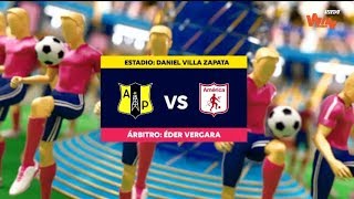 Alianza Petrolera vs America Goles y highlights Liga Aguila 2019II  Cuadrangulares fecha 5 [upl. by Nonnek312]