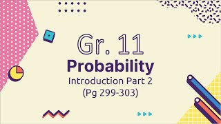 Grade 11 Probability Gr10 Revision Part 2 [upl. by Caressa582]