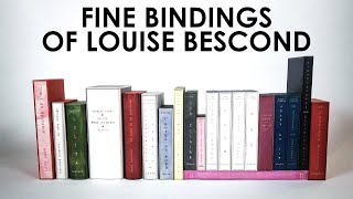 🔵 Fine Bindings of Louise Bescond  Personal Exhibition Bookish Talk 25 [upl. by Barhos]