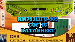 RM76311FC805 COF IC voltage details 🥰🤩 [upl. by Soelch]