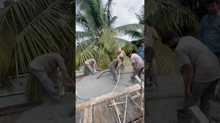 Slab concrete work l Concrete pouring in slab l Concrete Slab casting l concrete construction [upl. by Anrat]