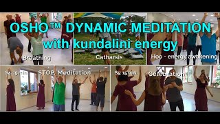 OSHO Dynamic Meditation with Kundalini Energy Ojas Meditation center 2023 [upl. by Postman]