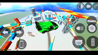 New Map Franklin Found Giants Bike Challenge In Mega Ramp Indian Bike Driving 3D [upl. by Aerbas]